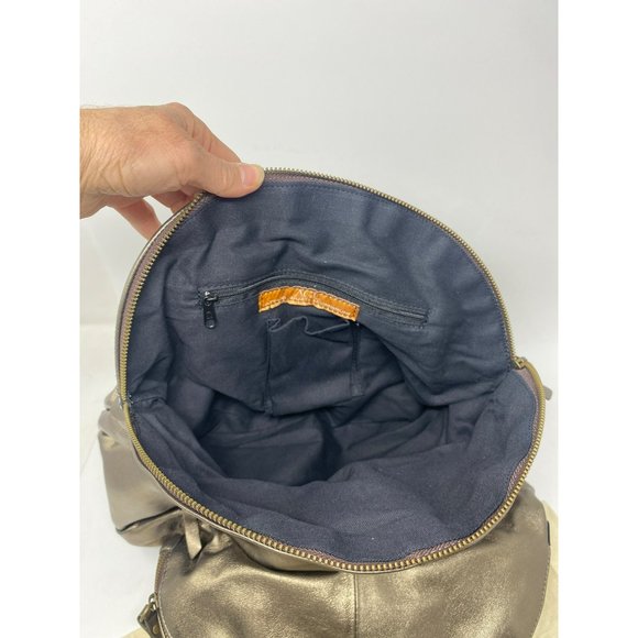 Attilio Giusti Leombruni bag Bronze Metallic Gold Leather Handbag AGL - Picture 16 of 16